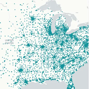 Map visualisation