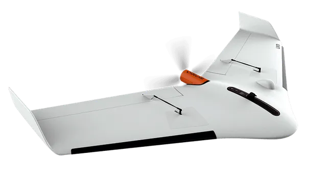A fixed-wing survey drone