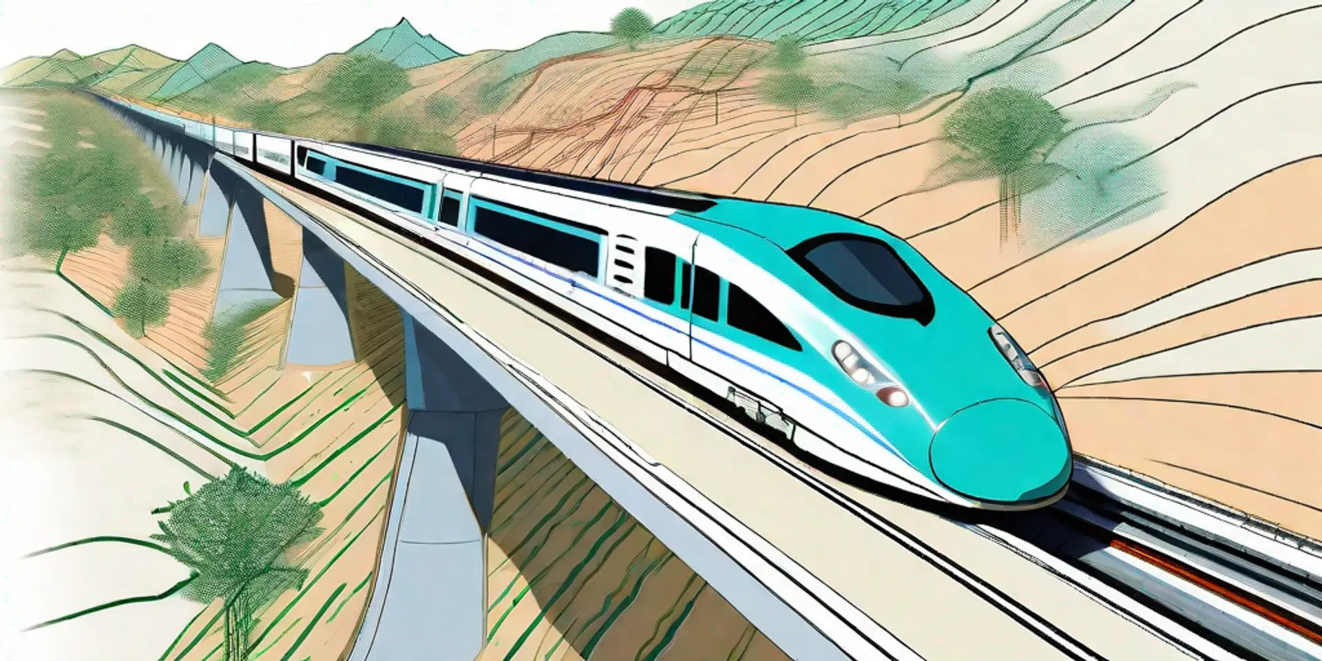 GIS in Rail Planning: India's High-Speed Bullet Train Project