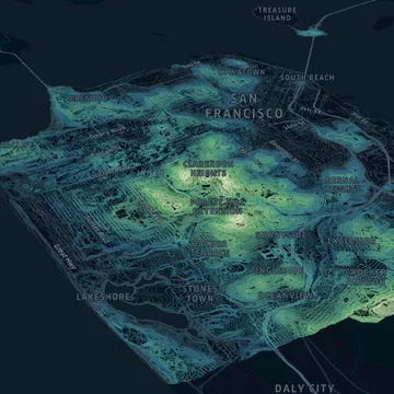 Map visualisation