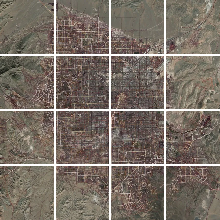 Separate raster tiles
