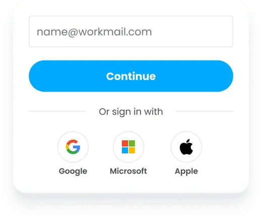 Single sign-on login prompt