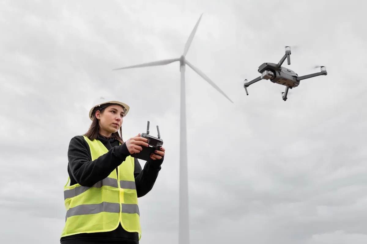 using drones properly to calculate data